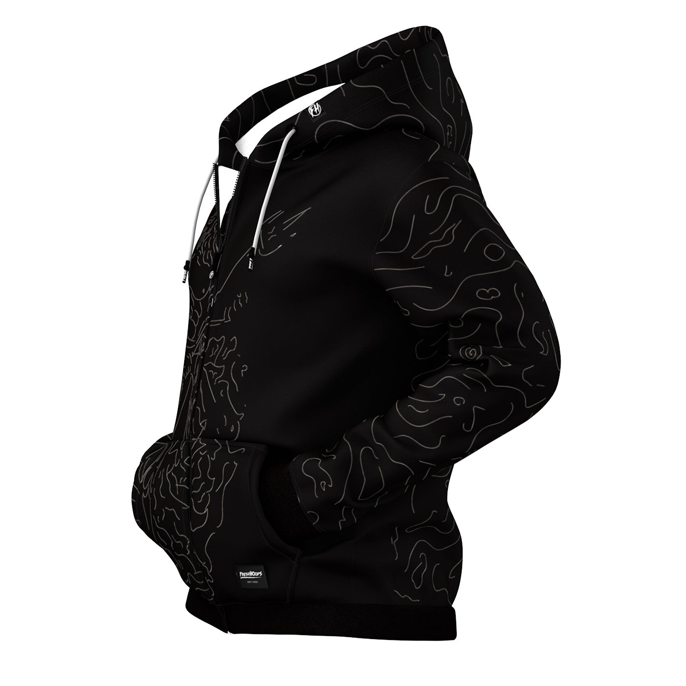 Poseidon Zip Up Hoodie