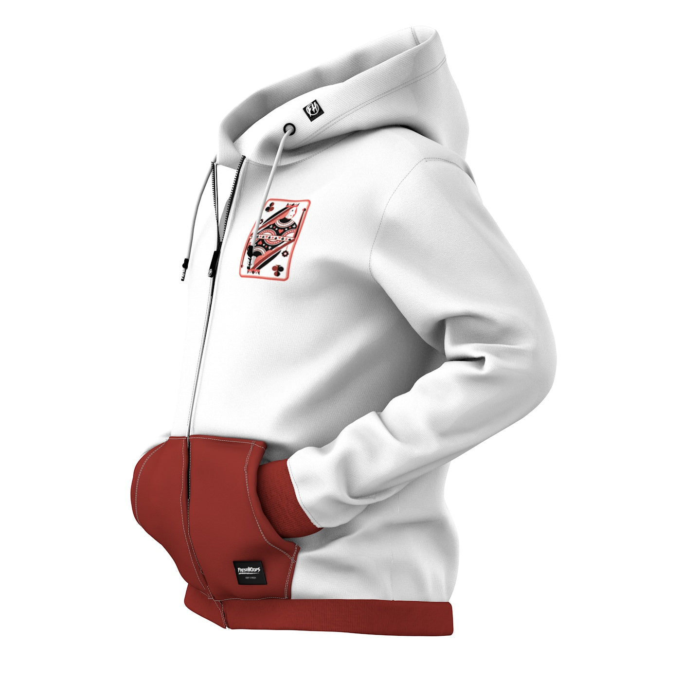 Queen Style 1 Zip Up Hoodie