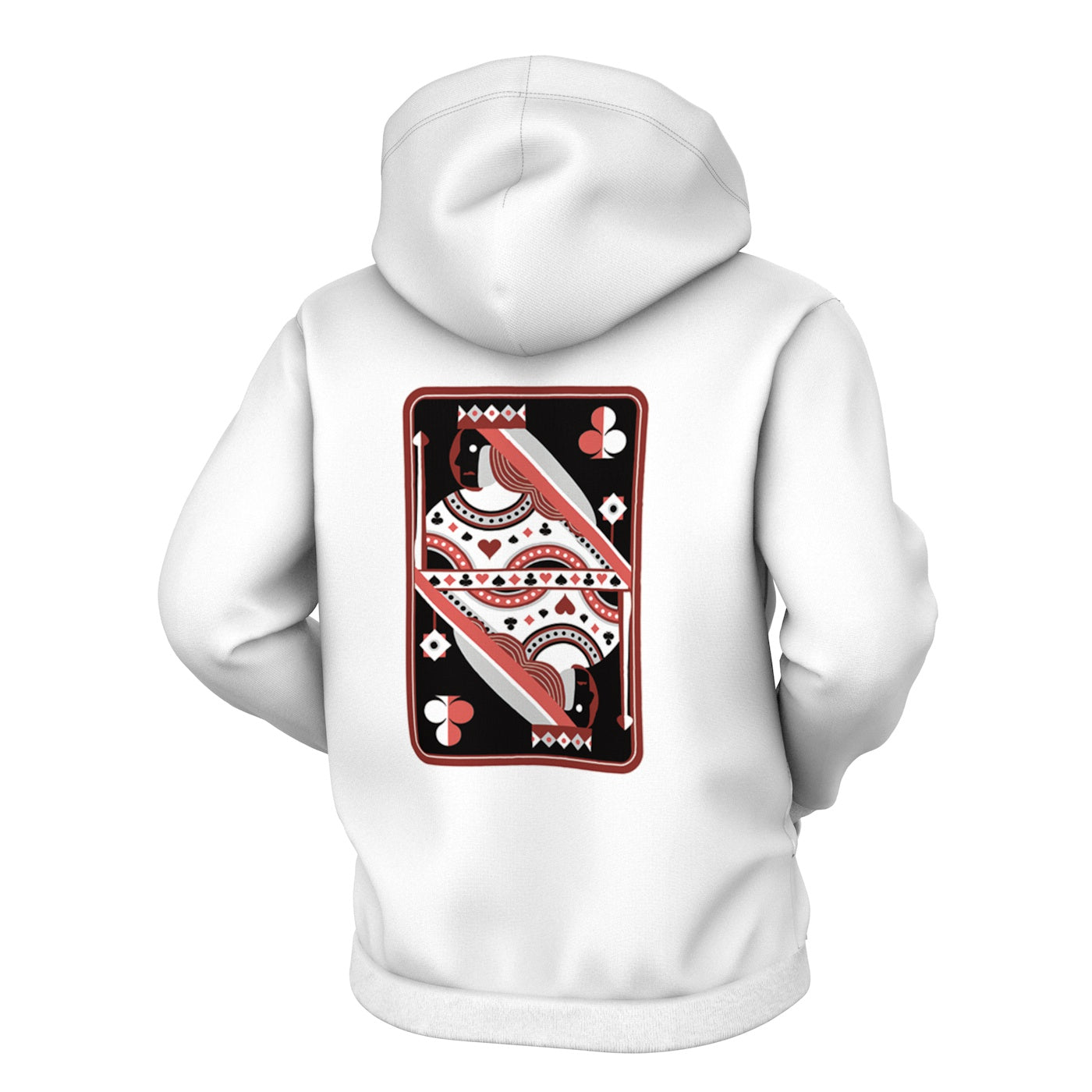 Queen Style 3 Zip Up Hoodie