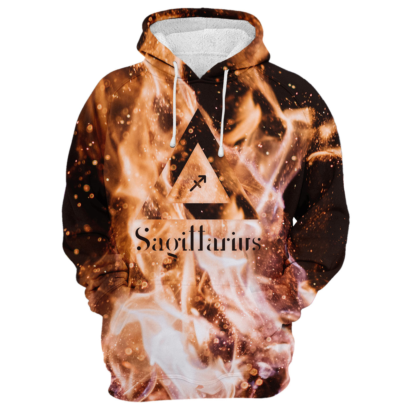 Sagittarius In The Flames Hoodie