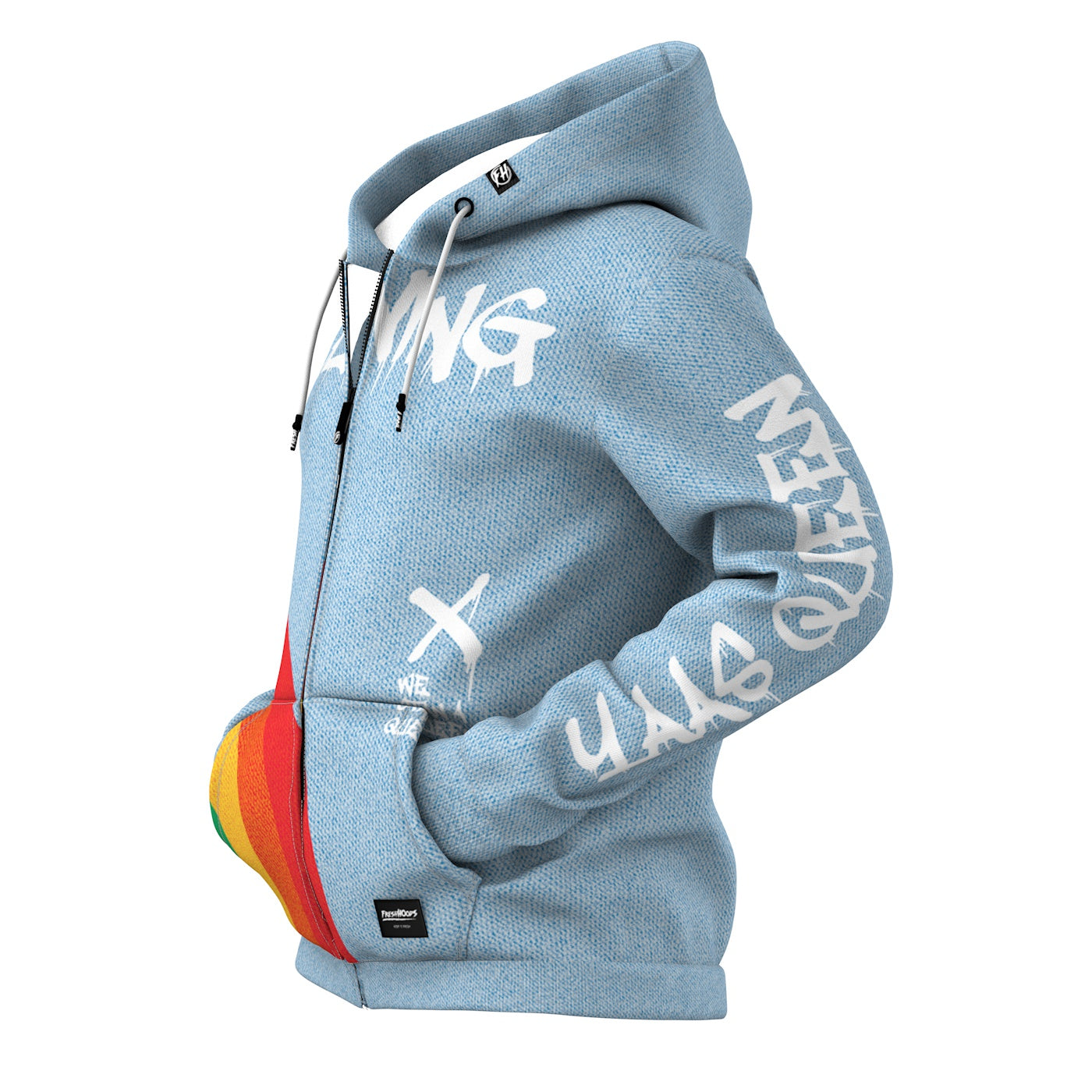 Sliving Zip Up Hoodie