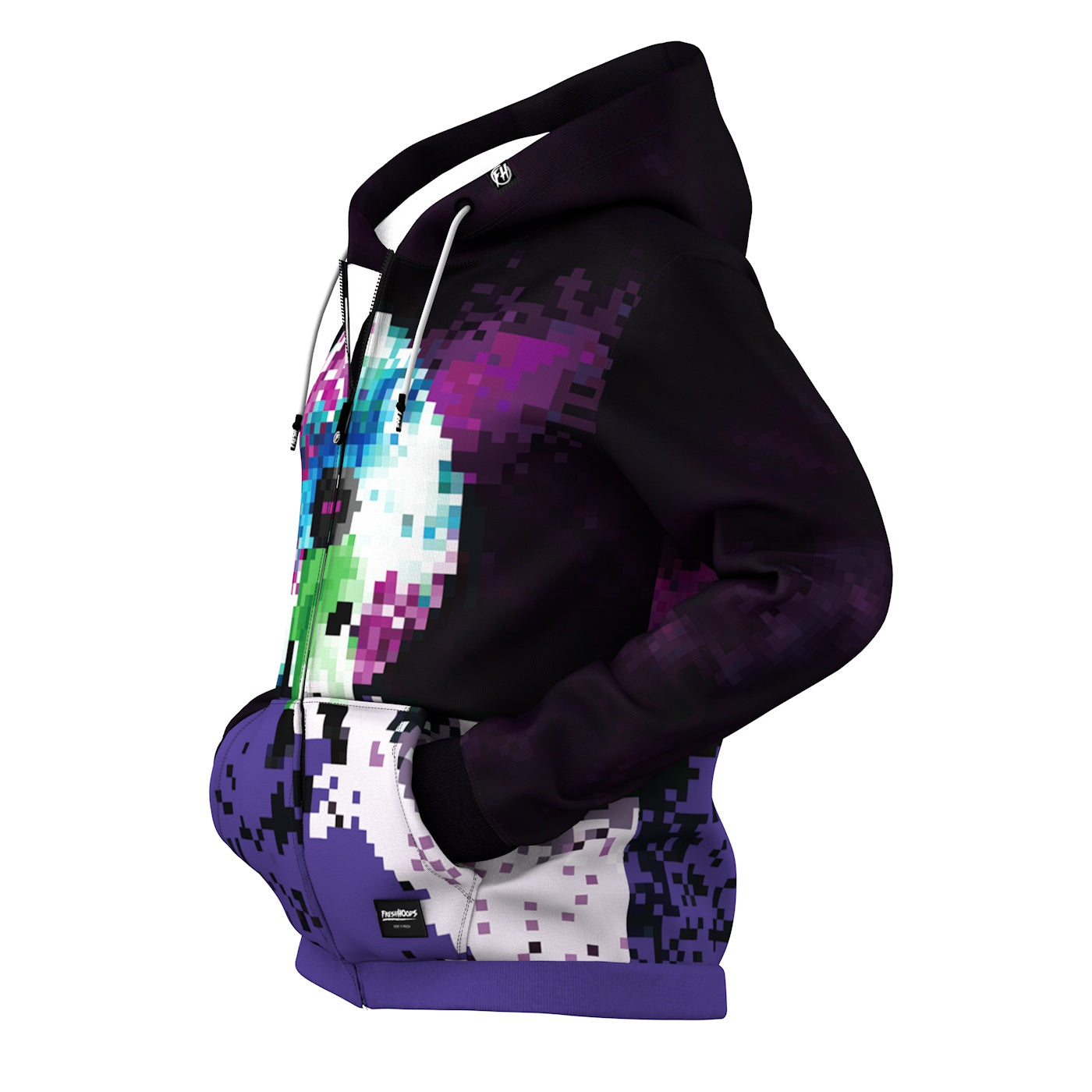 Space Bit Zip Up Hoodie