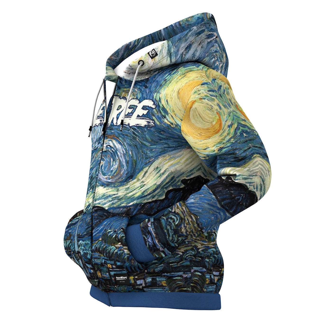 Starry Night Zip Up Hoodie