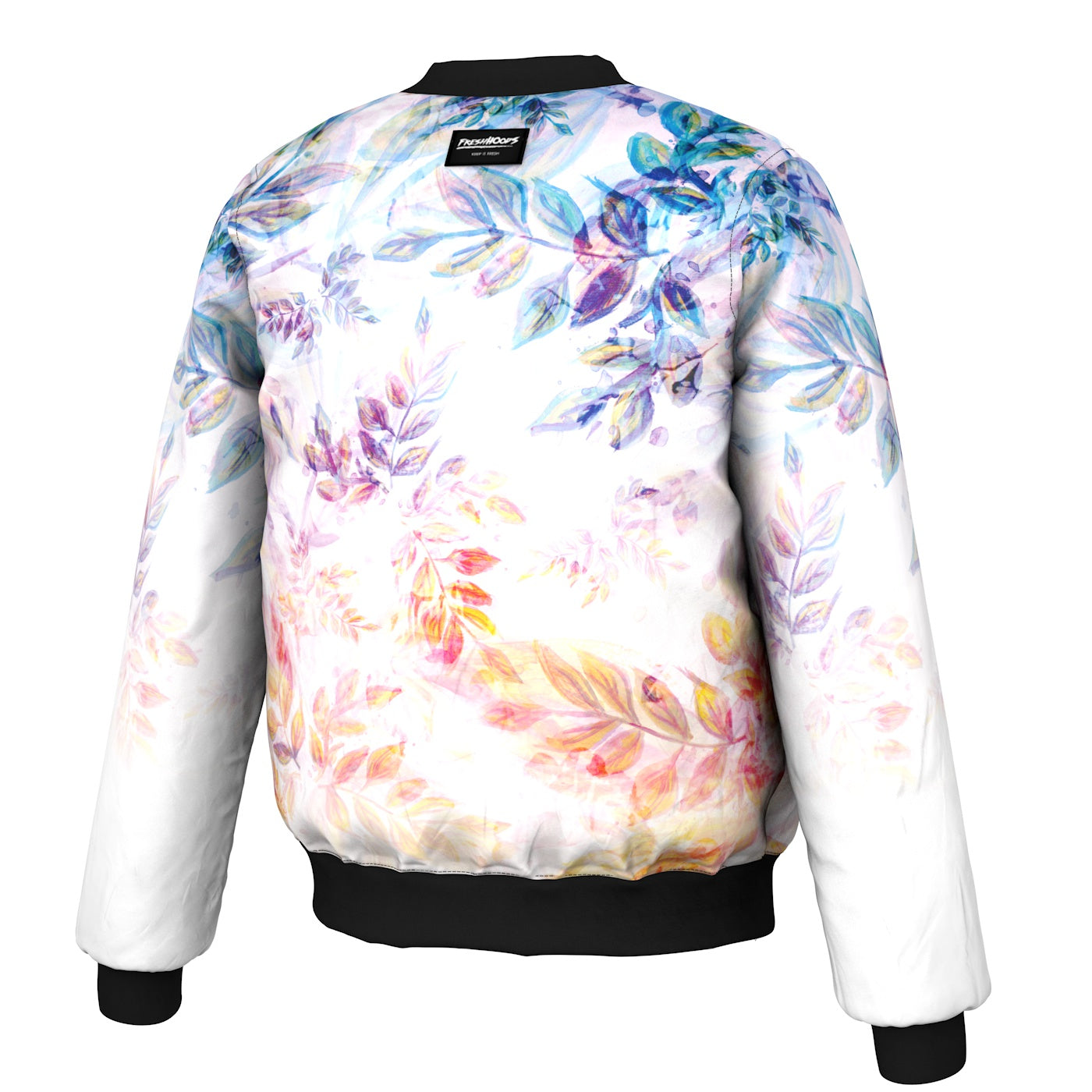 Sunset Bloom Bomber Jacket