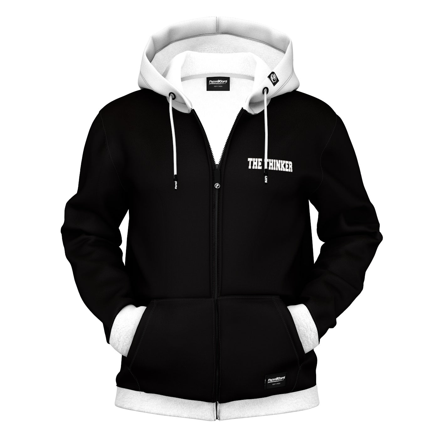 The Thinker Zip Up Hoodie