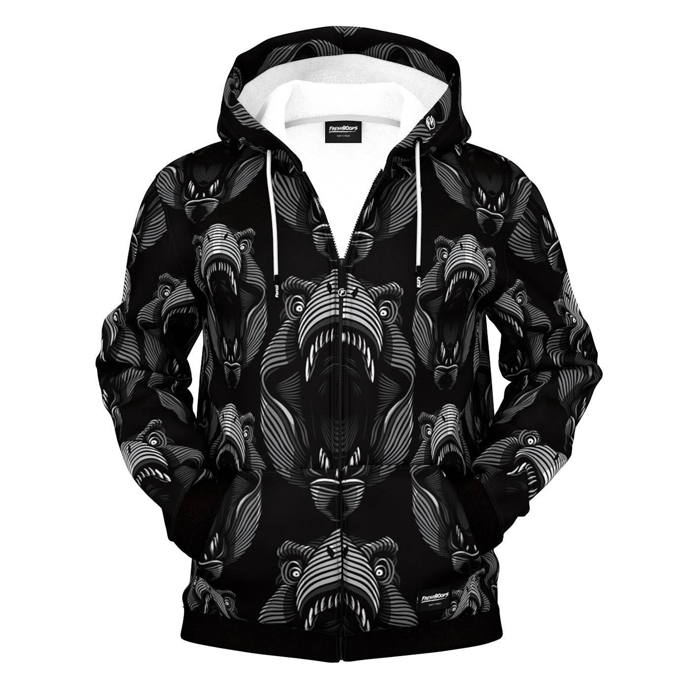 Trex Zip Up Hoodie