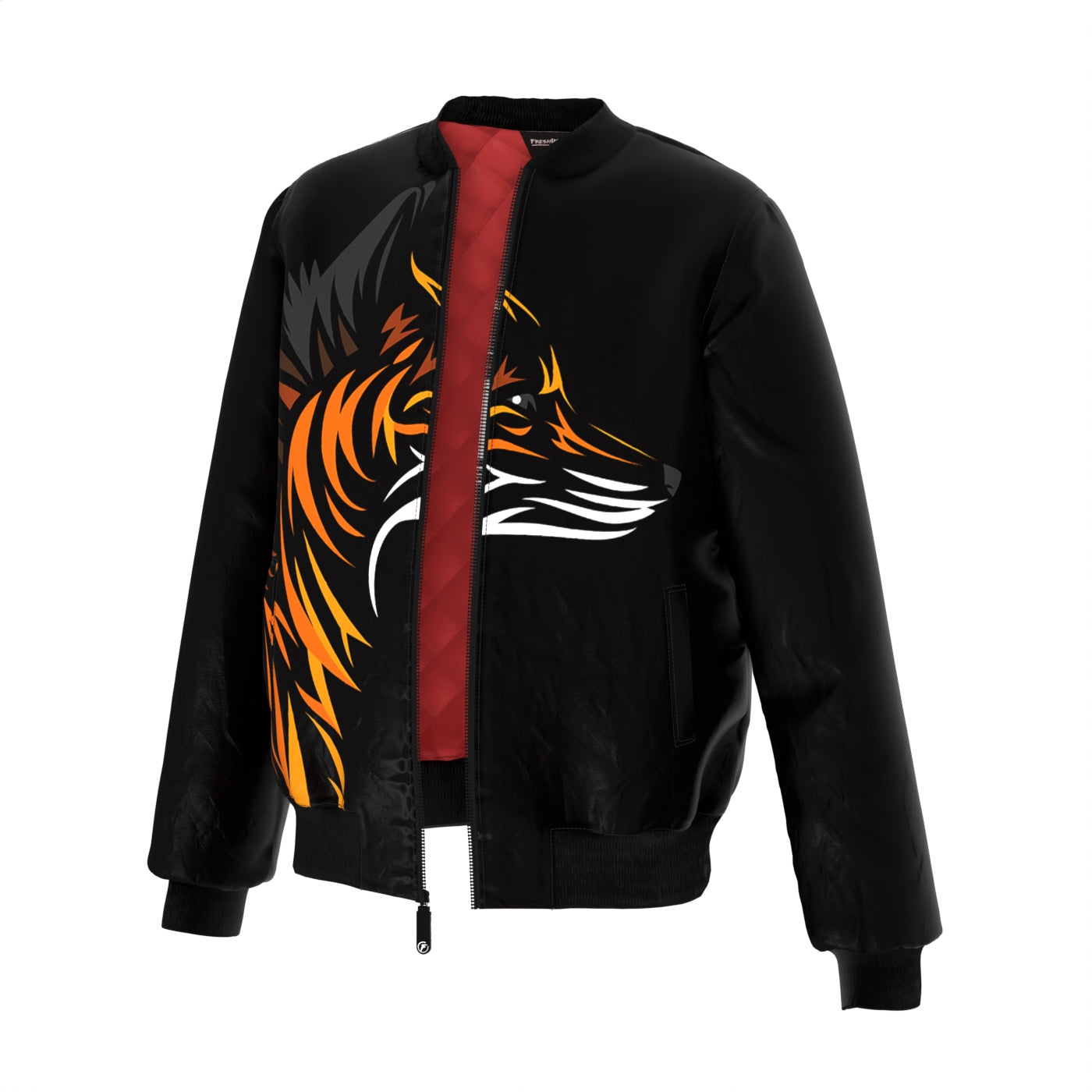 Tribal Fox Bomber Jacket