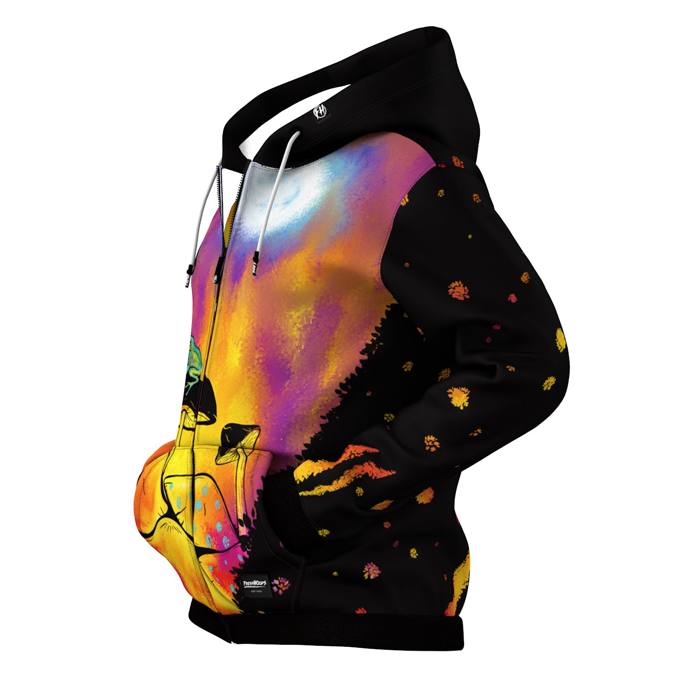 Trippy Nights Zip Up Hoodie