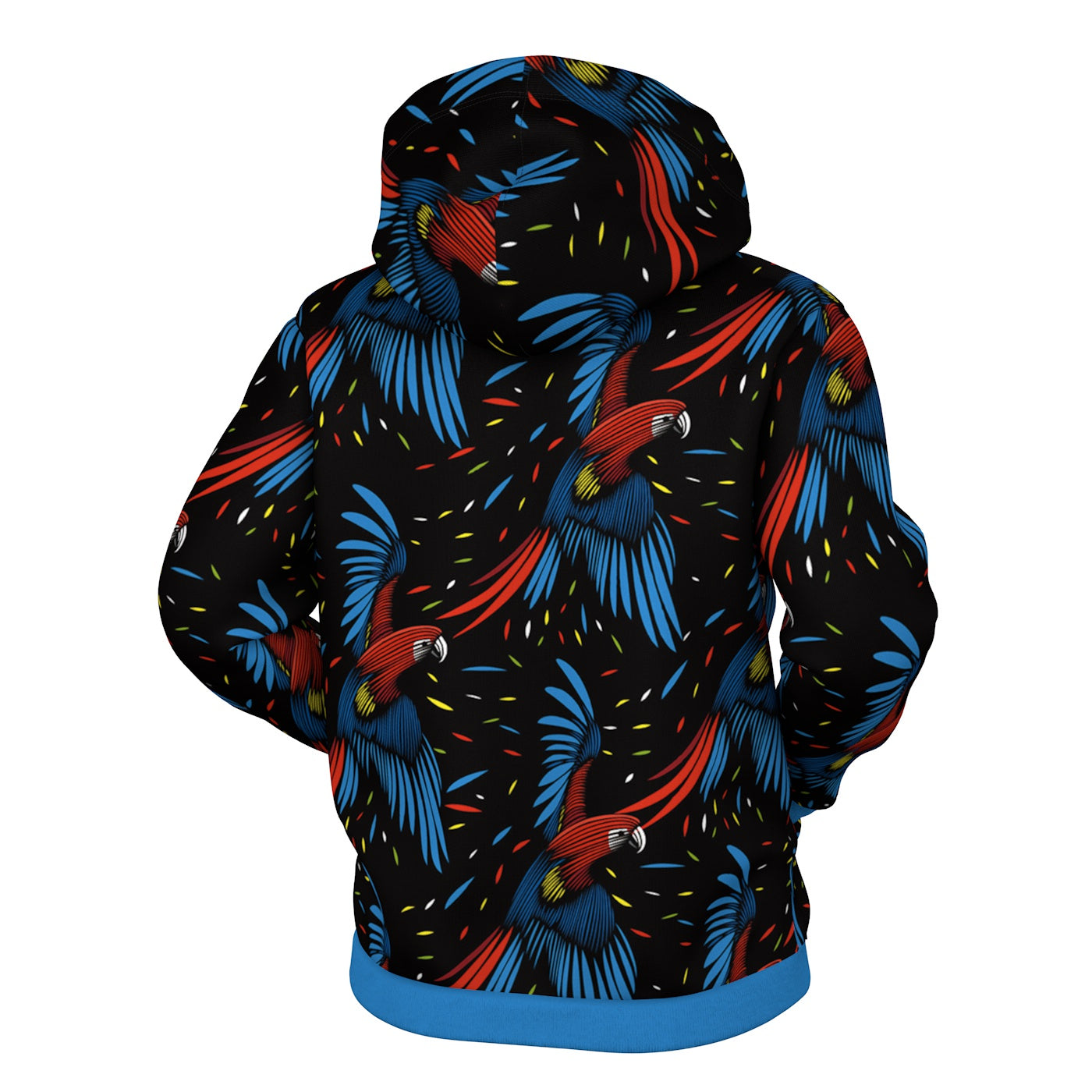 Tropical Macaw Zip Up Hoodie