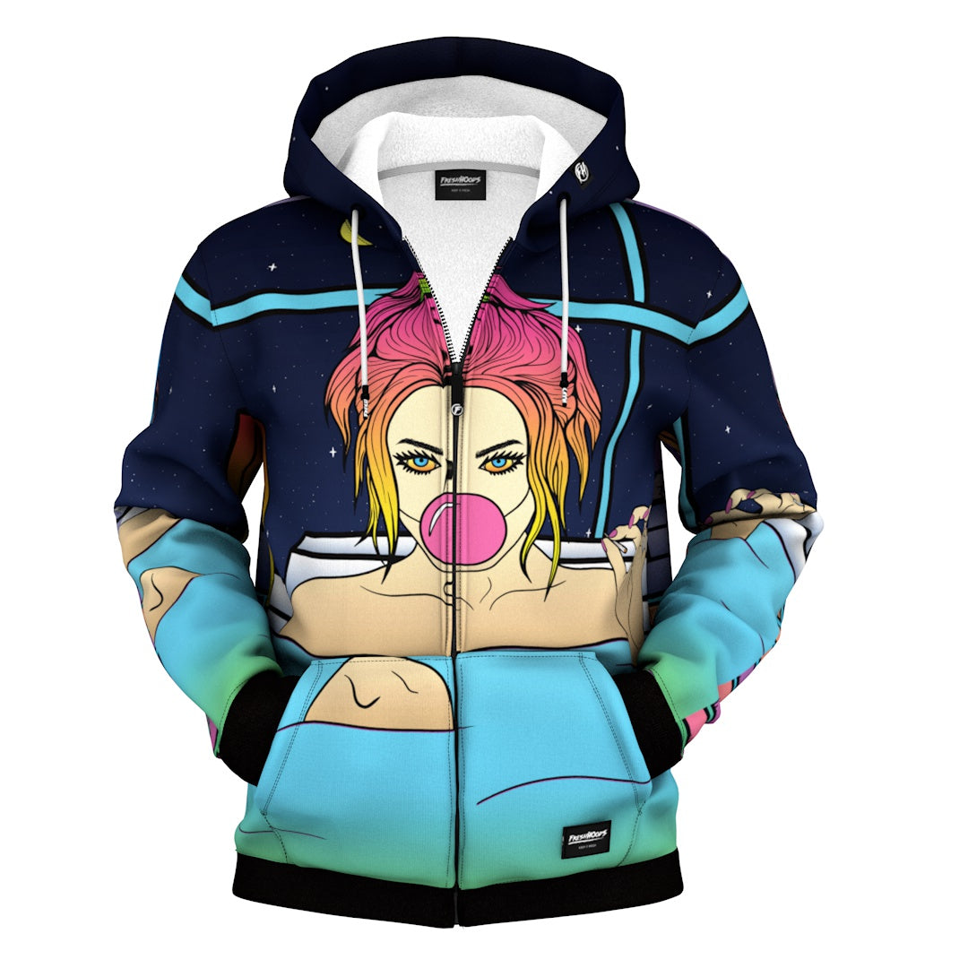 Bubble Bath Zip Up Hoodie