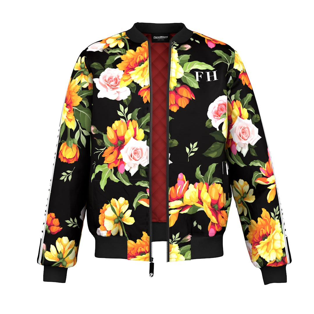 Venus Rose Blossom Bomber Jacket