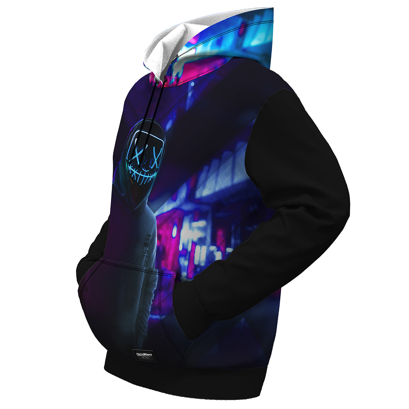 Neon Face Hoodie