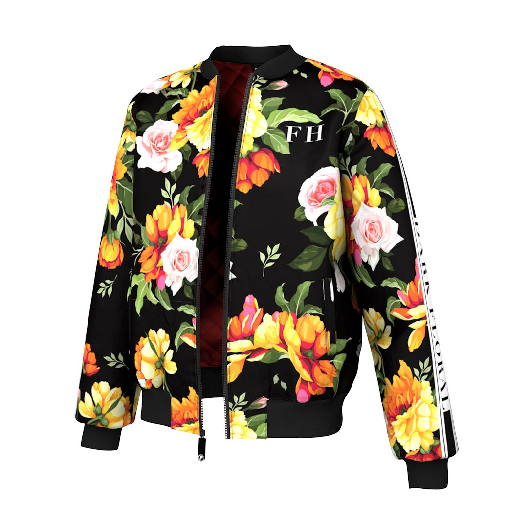 Venus Rose Blossom Bomber Jacket