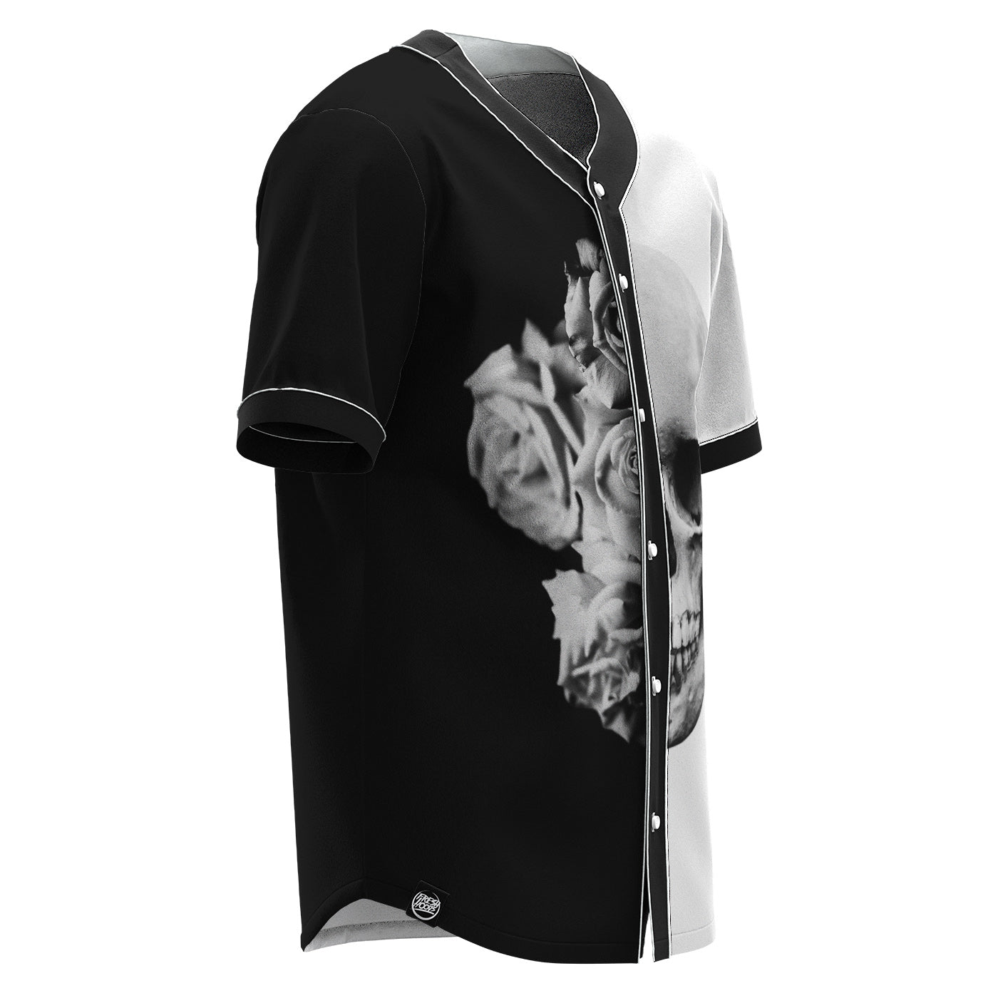 Black & White Skull Jersey