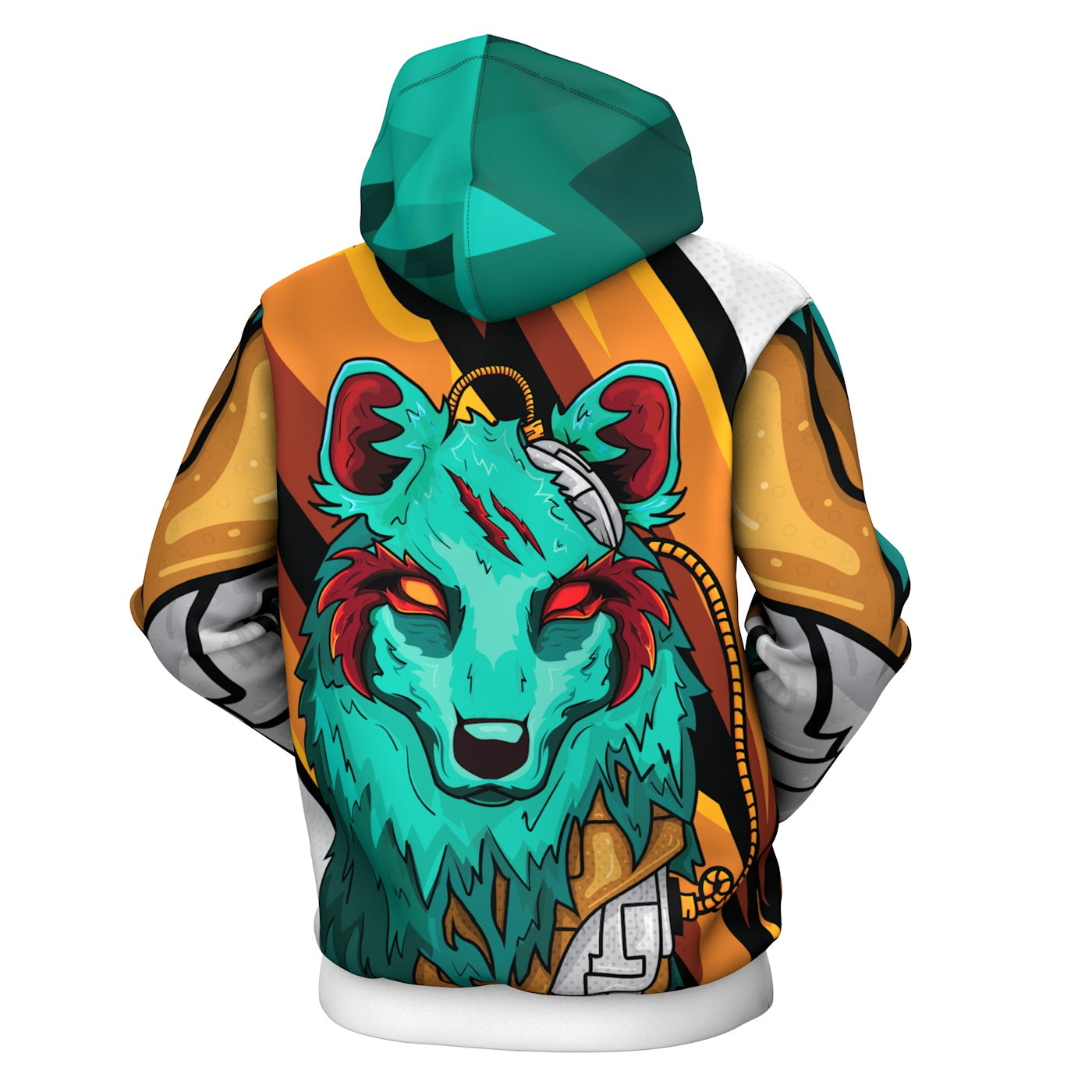 The Green Elite Wolf Hoodie