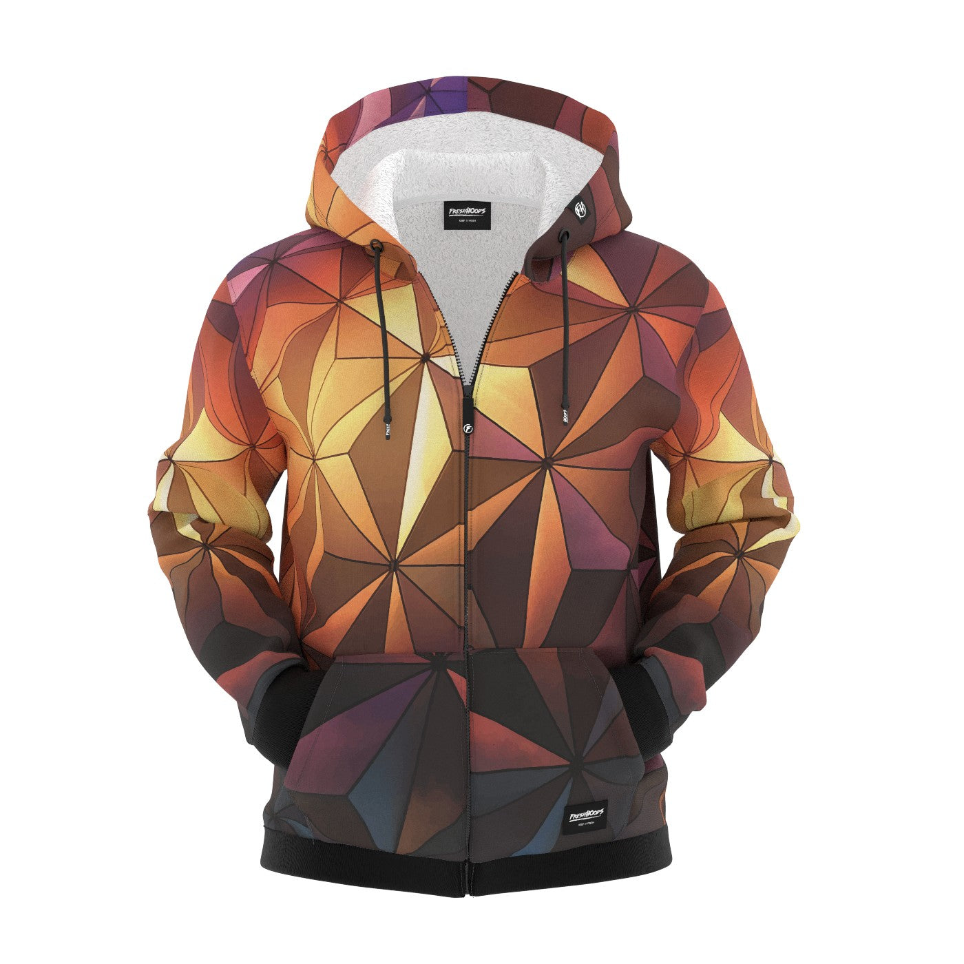 Triangulation Zip Up Hoodie